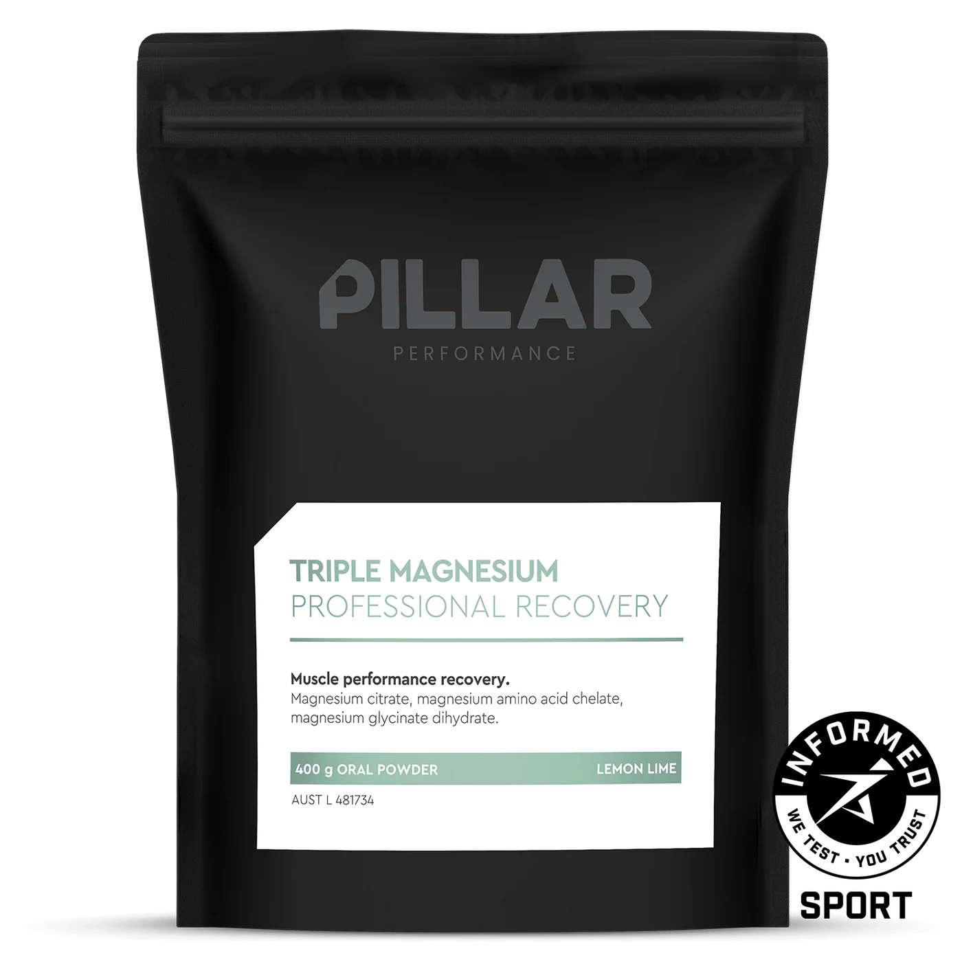 Triple Magnesium Powder — Lemon Lime image 3